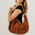 Hazel Hobo Shoulder Bag with Tassel